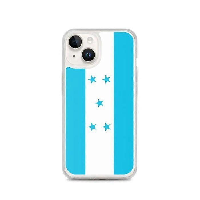 iPhone Case - Honduras Flag - Flexible - Multicolor - Compatible with iPhone 14 - Transparent Plastic