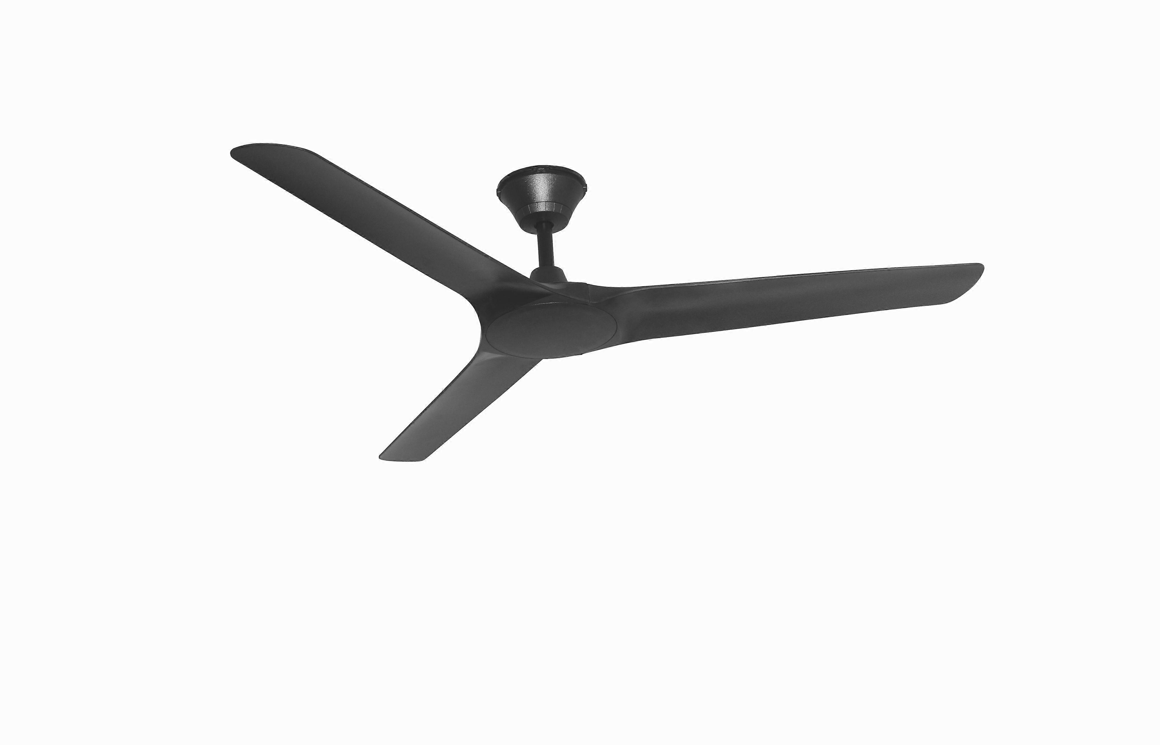 Outdoor energy-saving ceiling fan Abyss Black