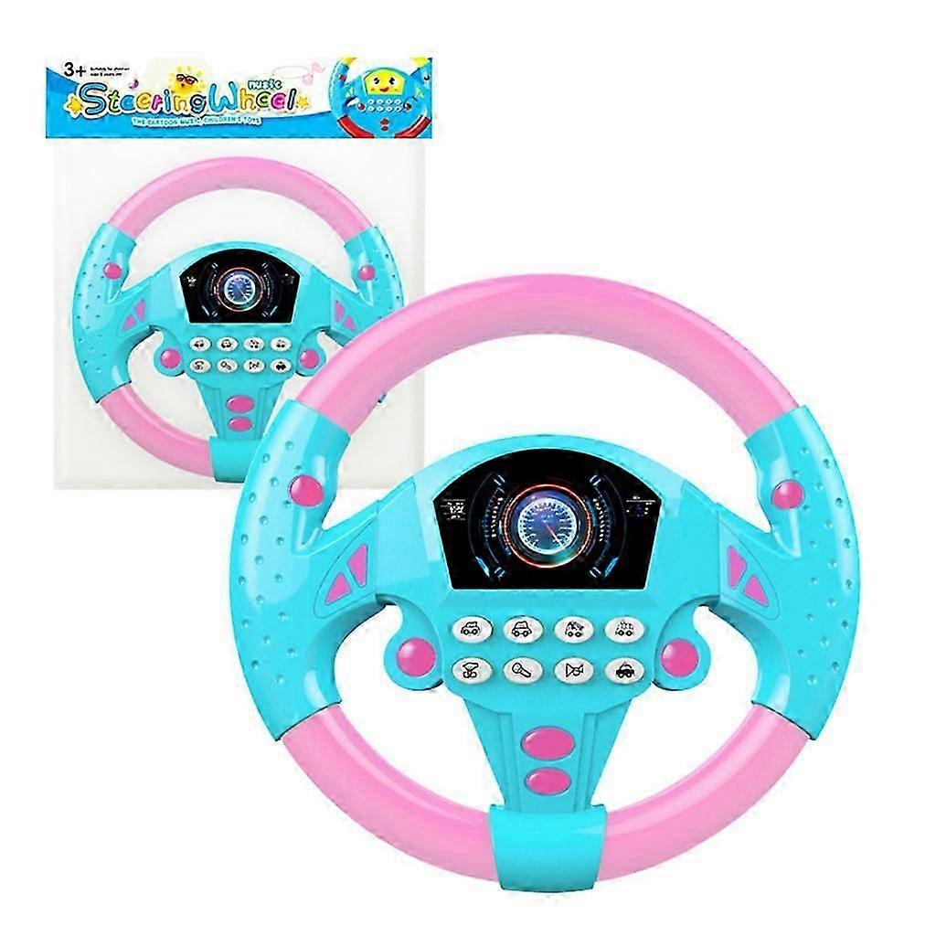 Portable Driving Steering Wheel Copilot Toy Simulated Driving Control