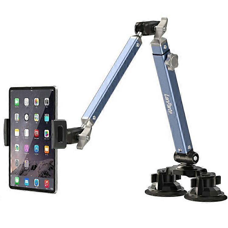 LANPARTE LS-T02 Dual Suction Cup Tablet Stand Angle Adjustable Foldable Desktop Phone Bracket