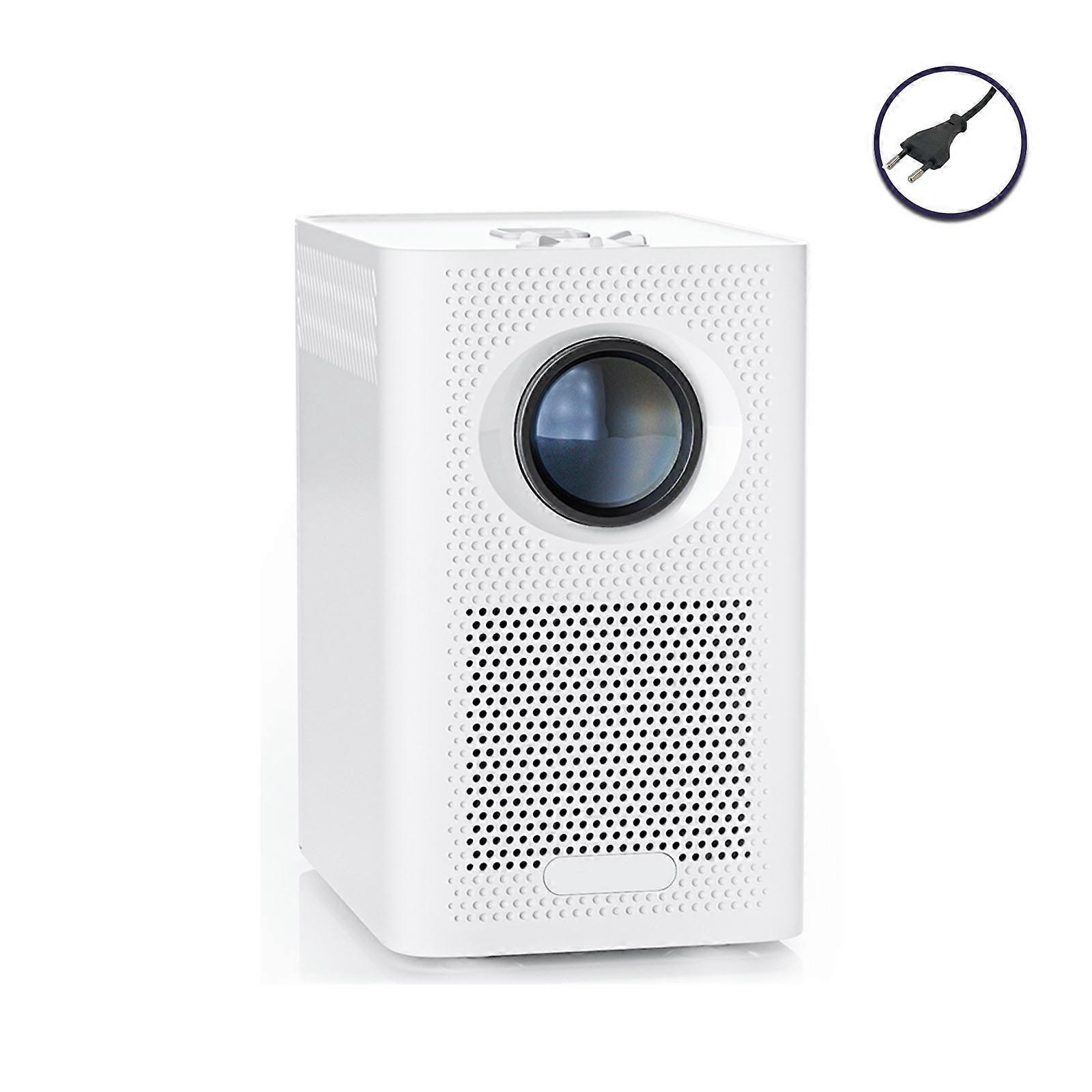 Home Projector for Outdoor Movies 1080P Mini Portable Projector with  Audio-in Ports - S30 Global Version  White
