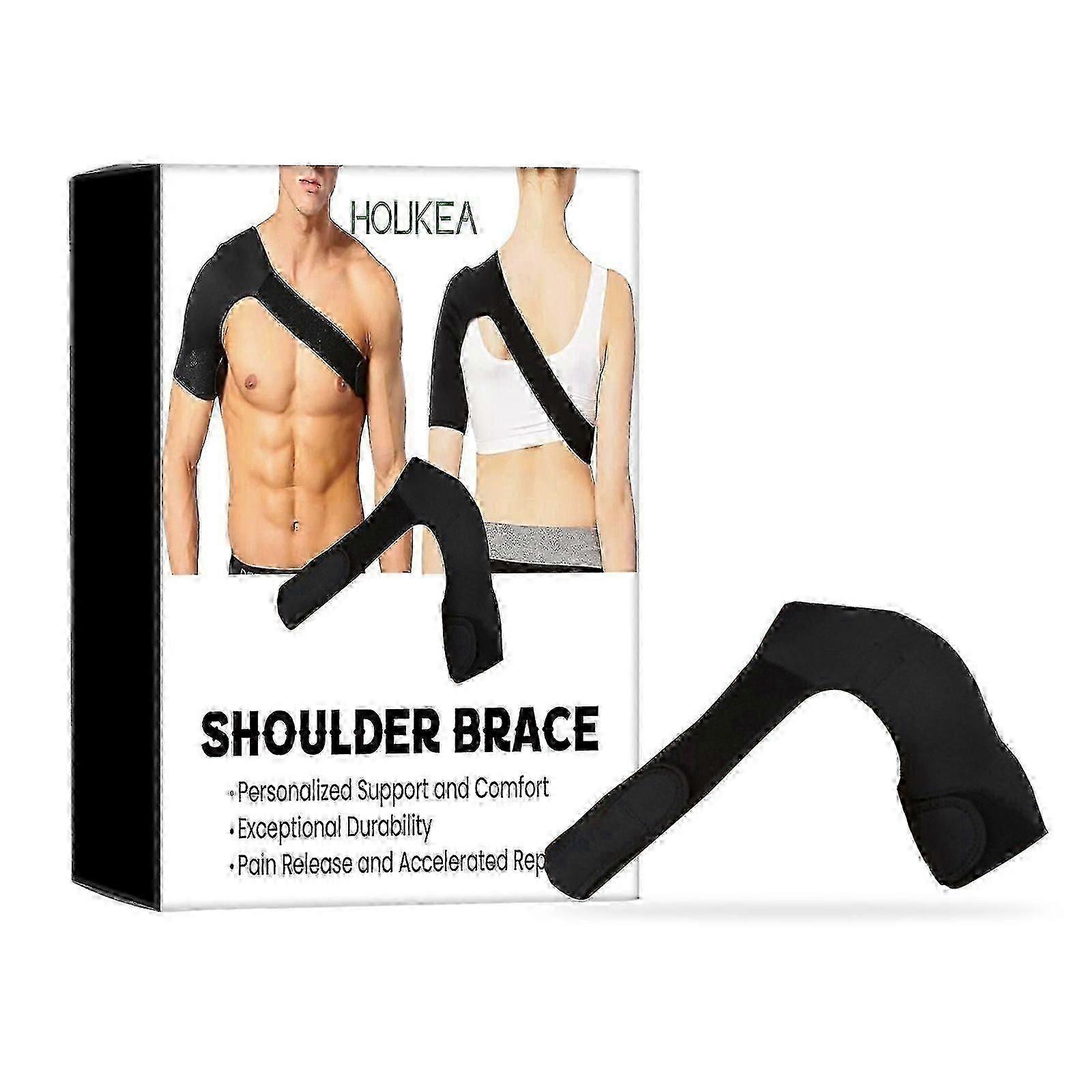 Houkea Shoulder Bracket Shoulder Support Shoulder Neck Arm Joint Care Fixed Shoulder Shield Protective Gear