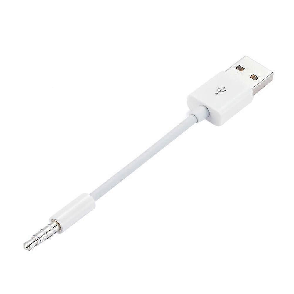 3.5mm to USB 2.0 Data Sync Audio Adapter Cable for iPod Shuffle 3rd 4th 5th 6th