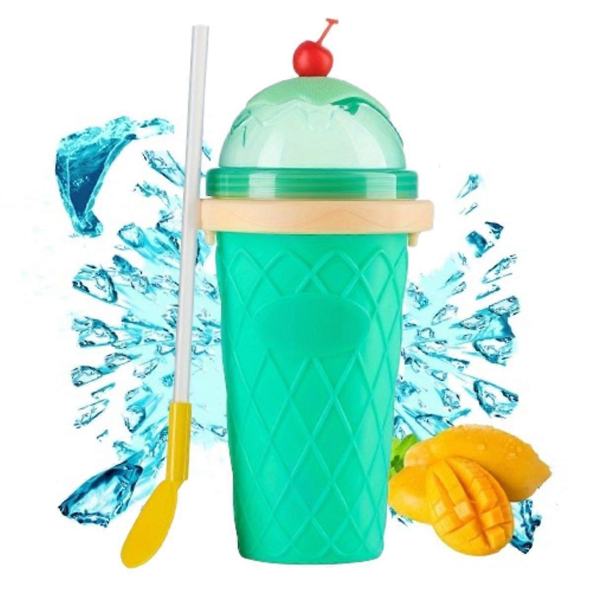 Smoothie Maker Cup Quick Freezing Squeeze Cup, Milkshake Maker Cooling Cup Squeeze Smoothie Cup