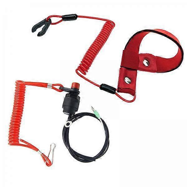3xUniversal Boat Outboard Engine Motor Kill Stop Switch Safety Tether Lanyard