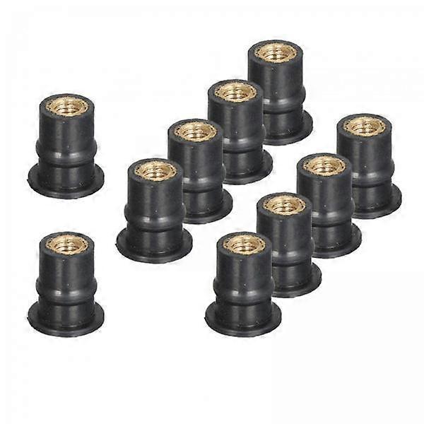 5xDurable Rubber Well Nuts Cowls Fastener Metric Universal Replace 10x M5