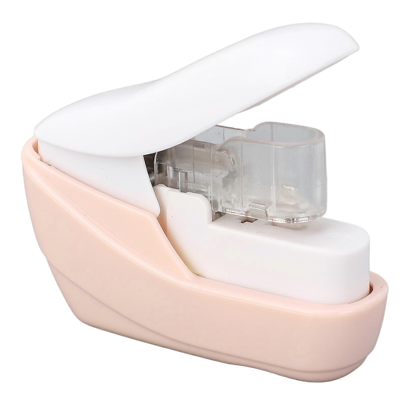 Stapleless Paper Stapler Labor Saving Portable Mini Desktop Needleless Stapler for Office 