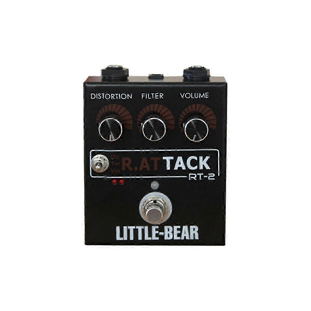 3-Speed Guitar Bass Distortion Effects Effects Monoblock Effects Fuzzy Pedal LED RAT Multi-Function