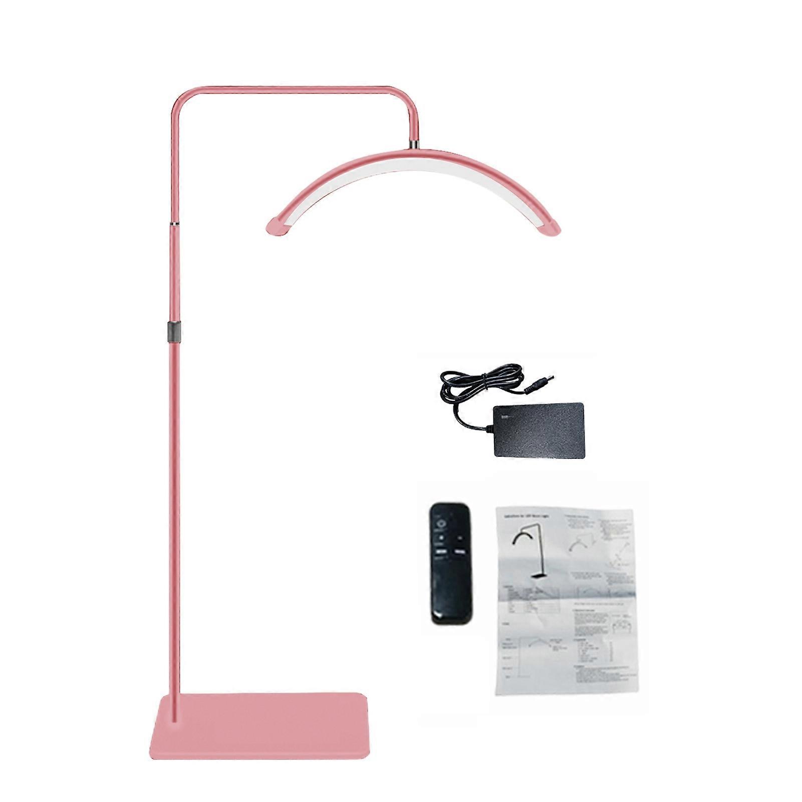 Half Moon LED Video Light with Stand: Adjustable Color, 360° Rotation, Phone Holder