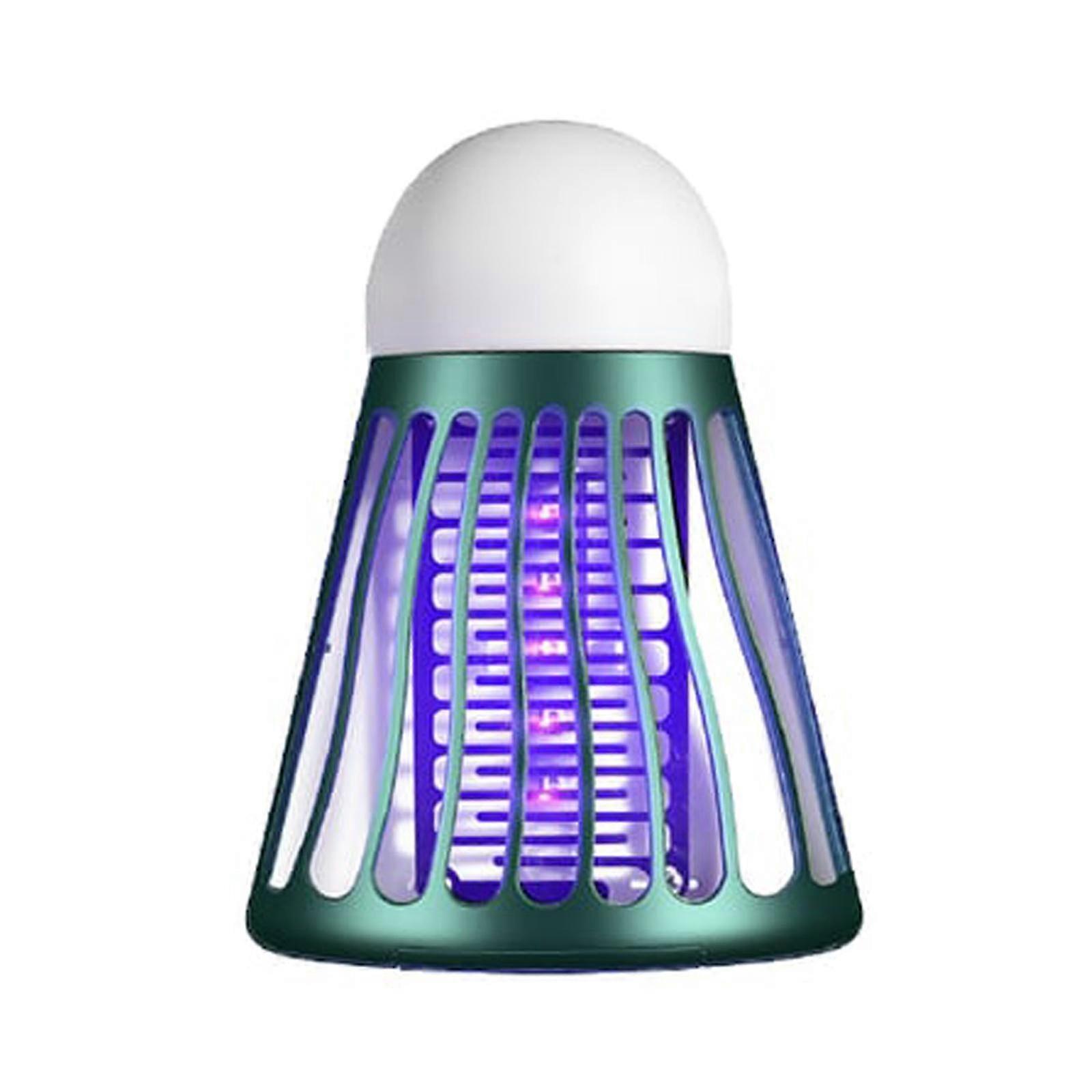 Electric Fly Bug Zapper Mosquito Killer LED Light Trap Pest Control Lamp Green