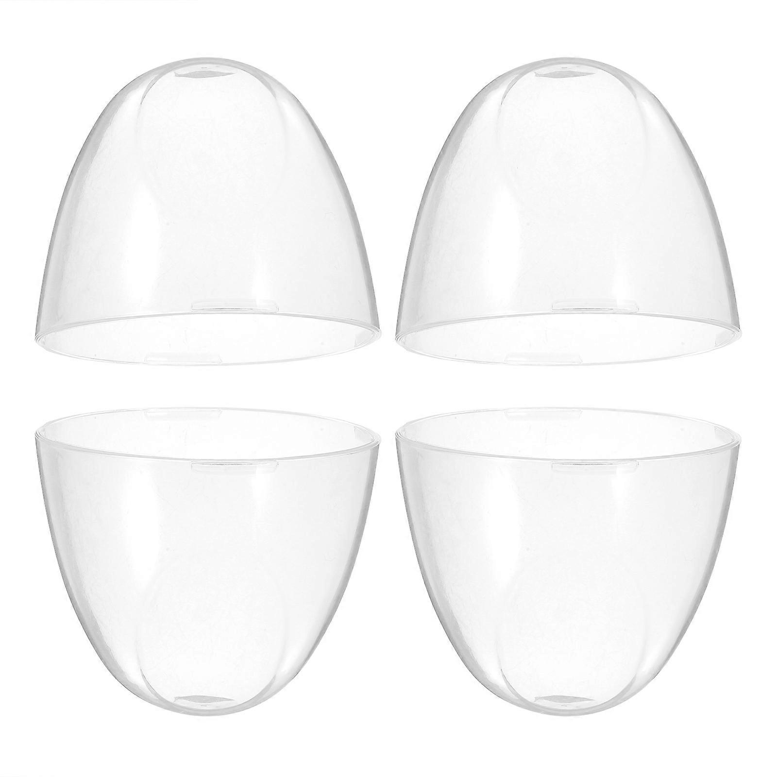 Milk Bottle Caps Leak-Proof Replacement Caps for Baby Bottles 4Pcs Transparent