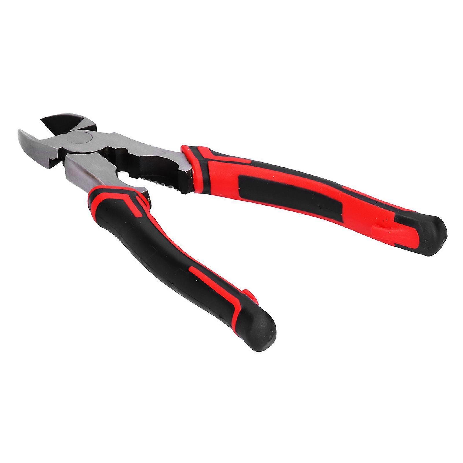 Diagonal Cutting Pliers Crimping Pliers Terminal Wire Crimper Plier Electrical Wire Cutting Pliers8in / 20.32cm