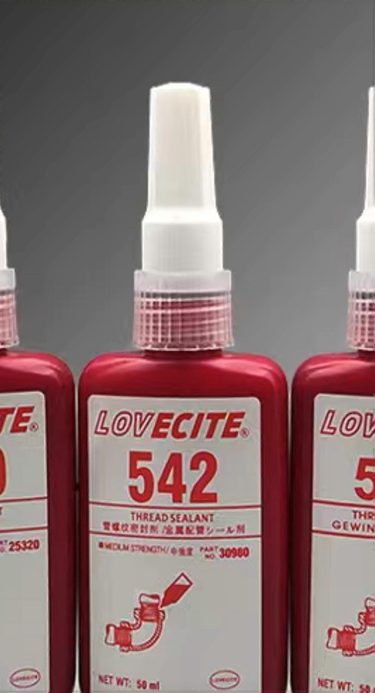 2025 Erittäin luja 542 kierretiiviste metalliputki kierrelukittuva kiinteä tiivisteliima