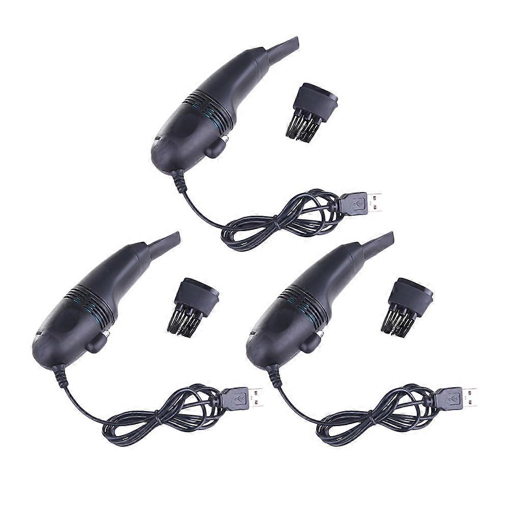 Mini Keyboard Vacuum Portable Usb Dust Removal For Computer Case Printer Users Of Computers And Electronics 3Pcs