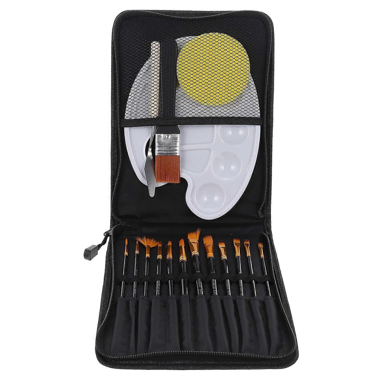 Professional Watercolor Paint Set Painting Brushes Portable Creative Activities Assorted Color 22.3X16.4cm 1Set