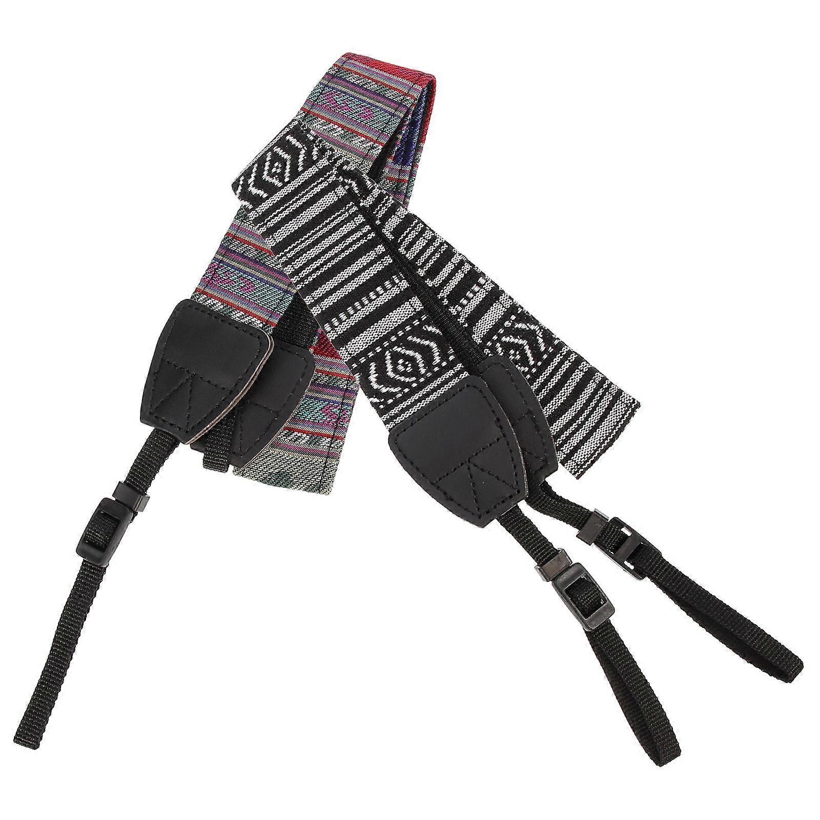 Camera Holder Strap For Photographers And Enthusiasts Fine Craftsmanship 78x4.5cm 2Pcs