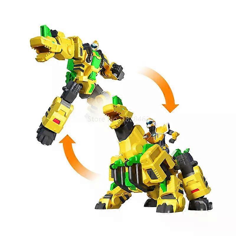 2 Super Dino Power Transformation Robot Toys Action Figures MiniForce X Simulation Animal Deformation Dinosaur Toy