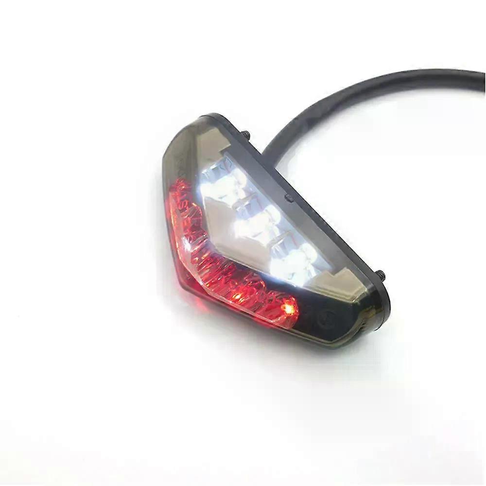 Motorcycle LED mini tail light with license plate light brake light E-approved