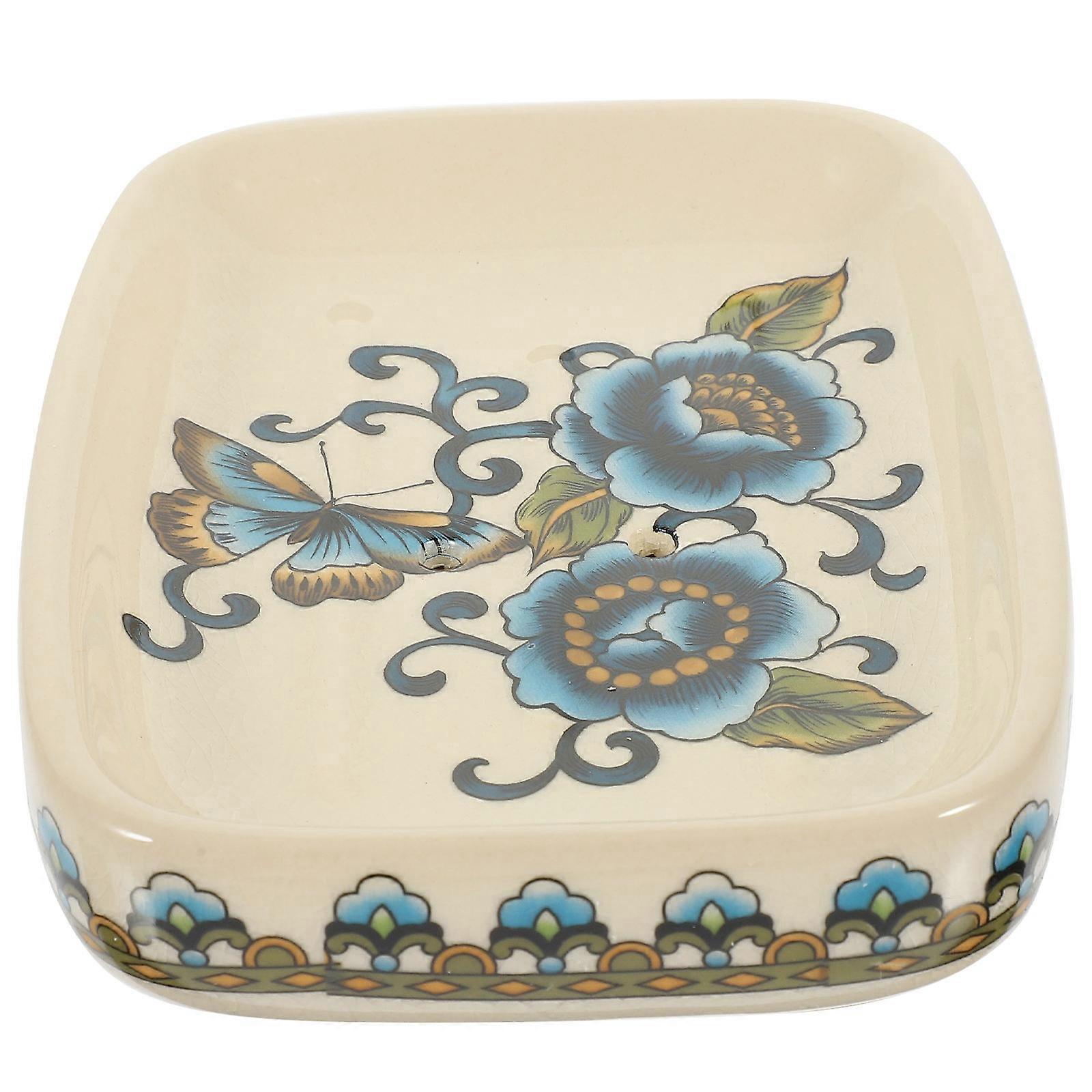 Unique Ceramic Soap Dish For Bathroom Accessories Storage 1Pcs