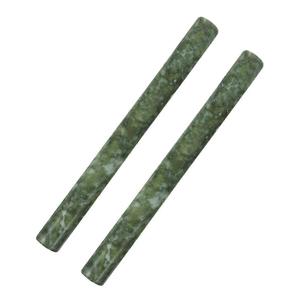 Marble Rolling Pin Non Stick Dough Rolling For Pastry Preparation Pizza Cooks 26cm 2Pcs