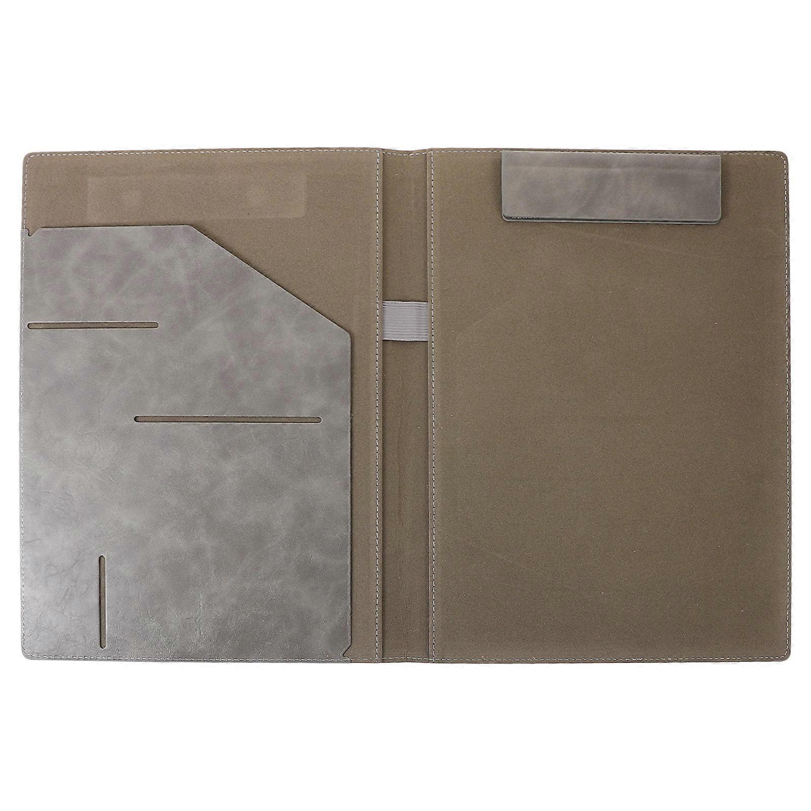Business Padfolio Document Holder Folder Professional Binder Portfolio Office Use Grey 1Set