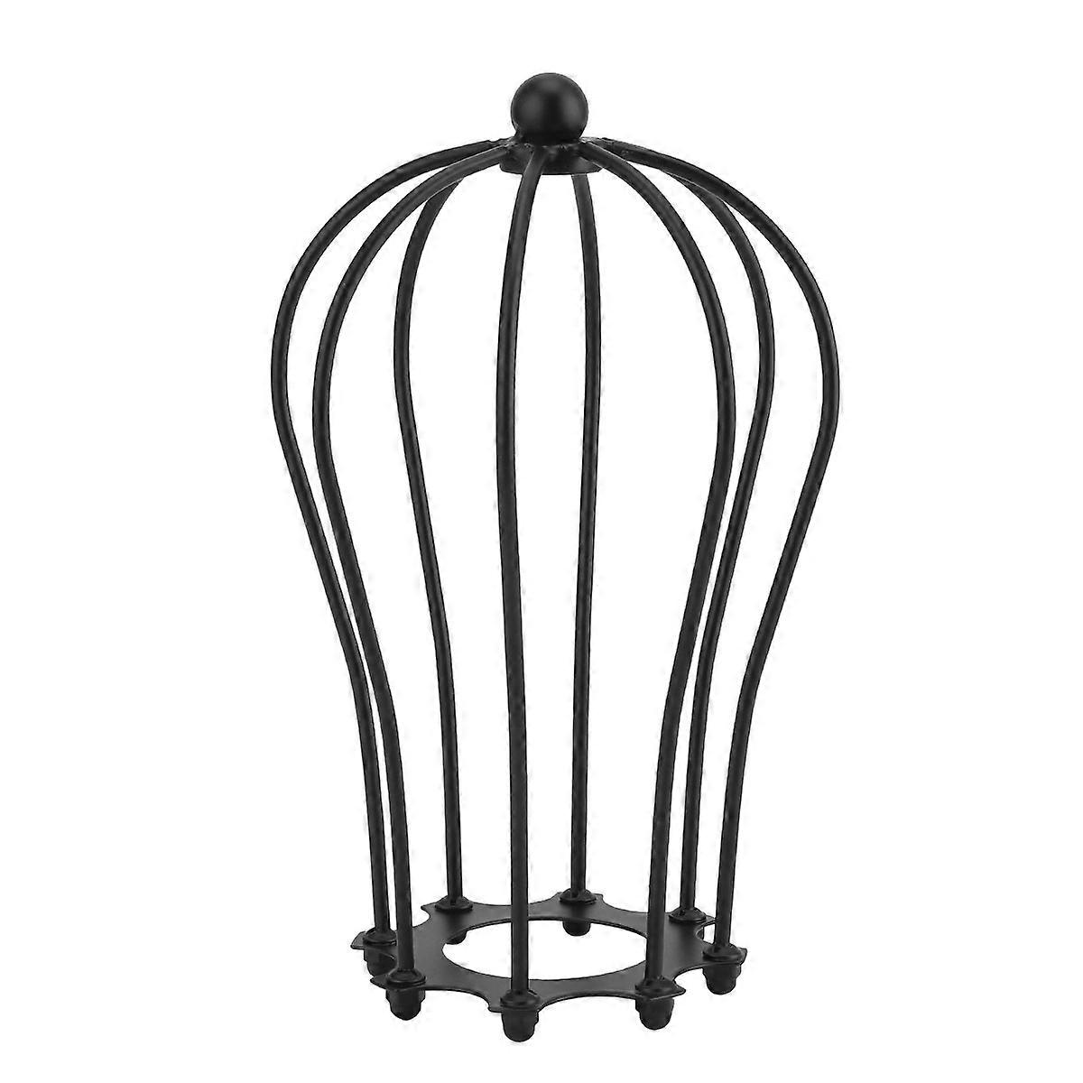 Retro Black Iron Chandelier Shade for DIY Decor – Creates Mysterious Atmosphere in Shops and Dining Areas