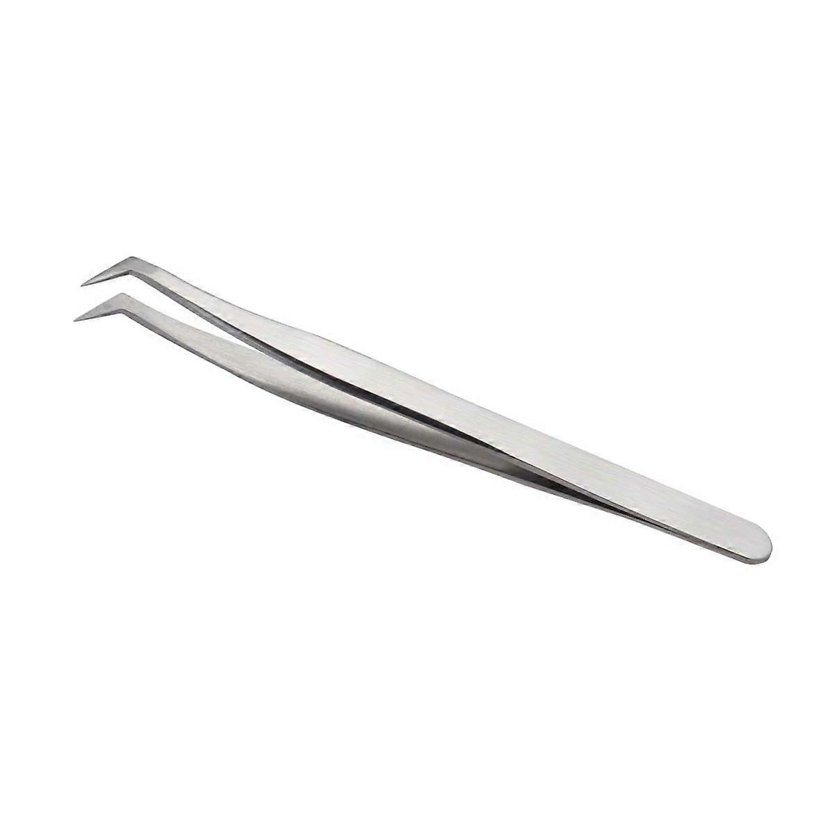 Lashing Tweezers Eyelash Grafting Tool Stainless Steel 7 Shaped Clip Makeup Tools Stage Performance 1Pcs