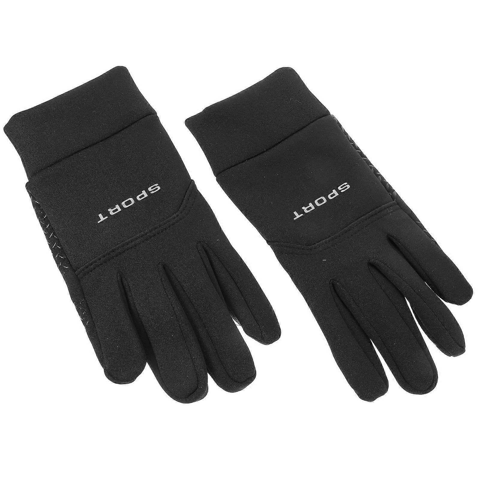 Cycling Gloves Men Windproof Touchscreen Compatible Hiking 23.50X10.50X0.50cm 1Pair