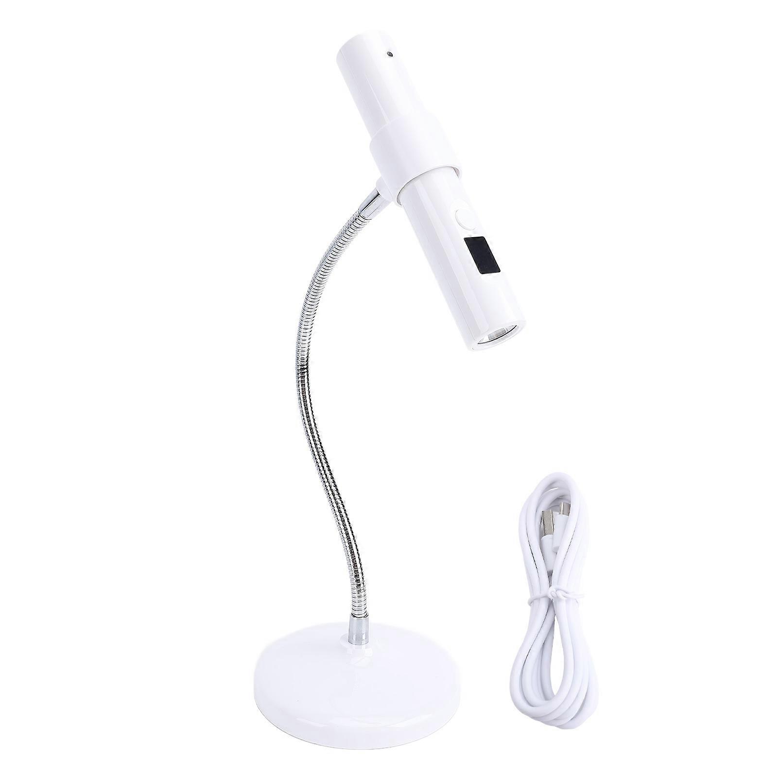 Mini Gel Nail Lamp, 30s/60s Timer, Portable, 360 Degree Adjustable, Touch Control, Rechargeable LED Curing Lamp
