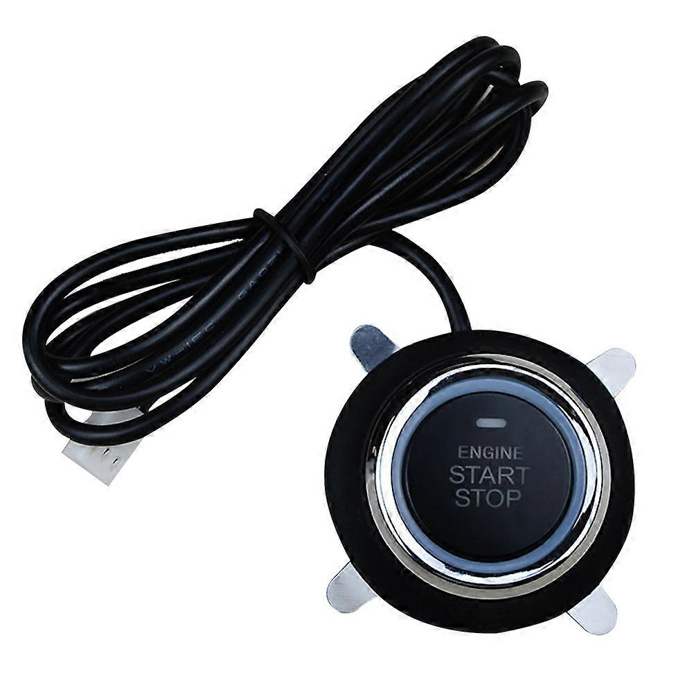 Car One-Button Start Lever Keyless Entry Remote Engine Starter Cold Weather ABS 1 Set