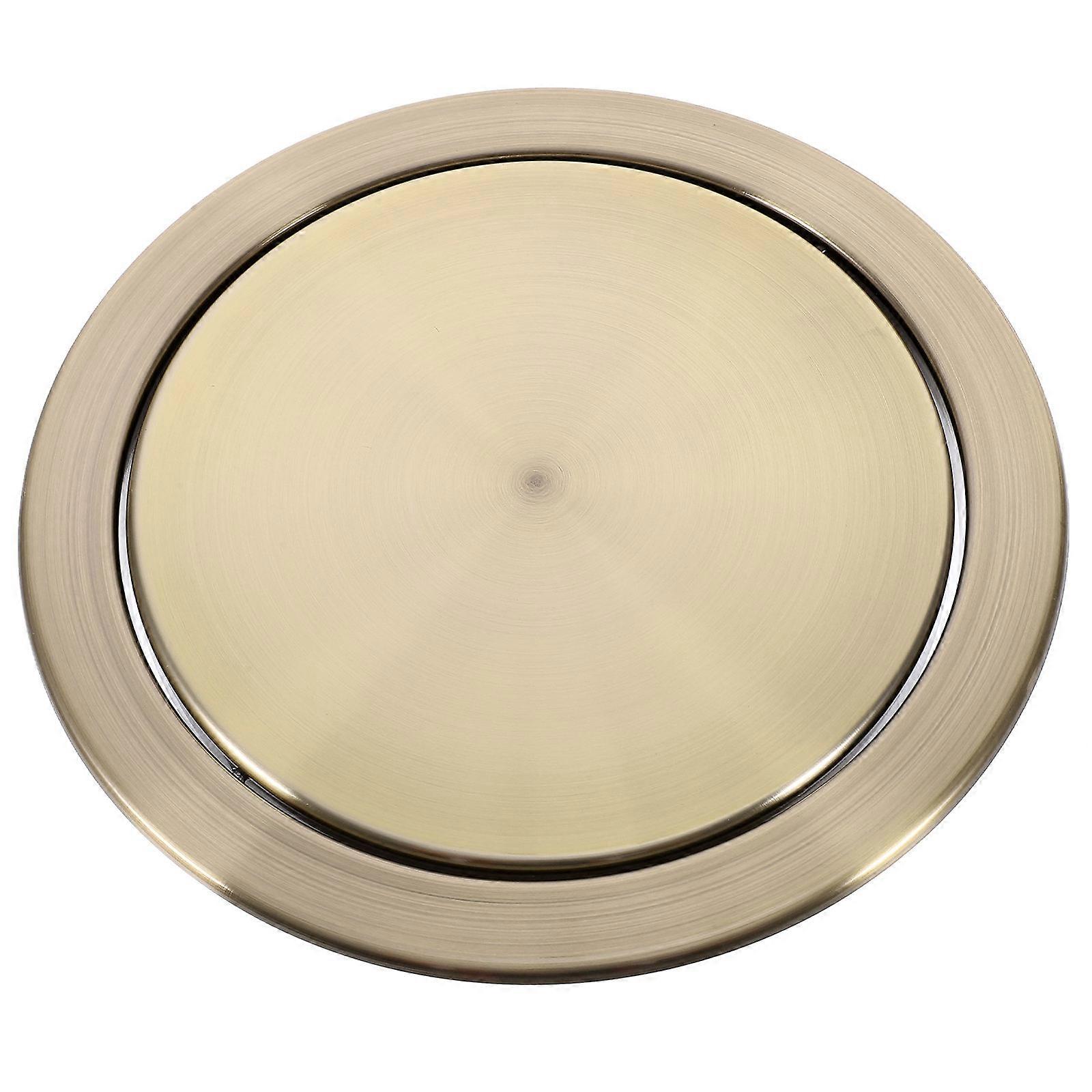 Stainless Steel Recessed Trash Can Lid Swing Flap Cover Replacement for Kitchen, Bathroom, Restaurant, Hotel & Commercial Use – Space Saving Design