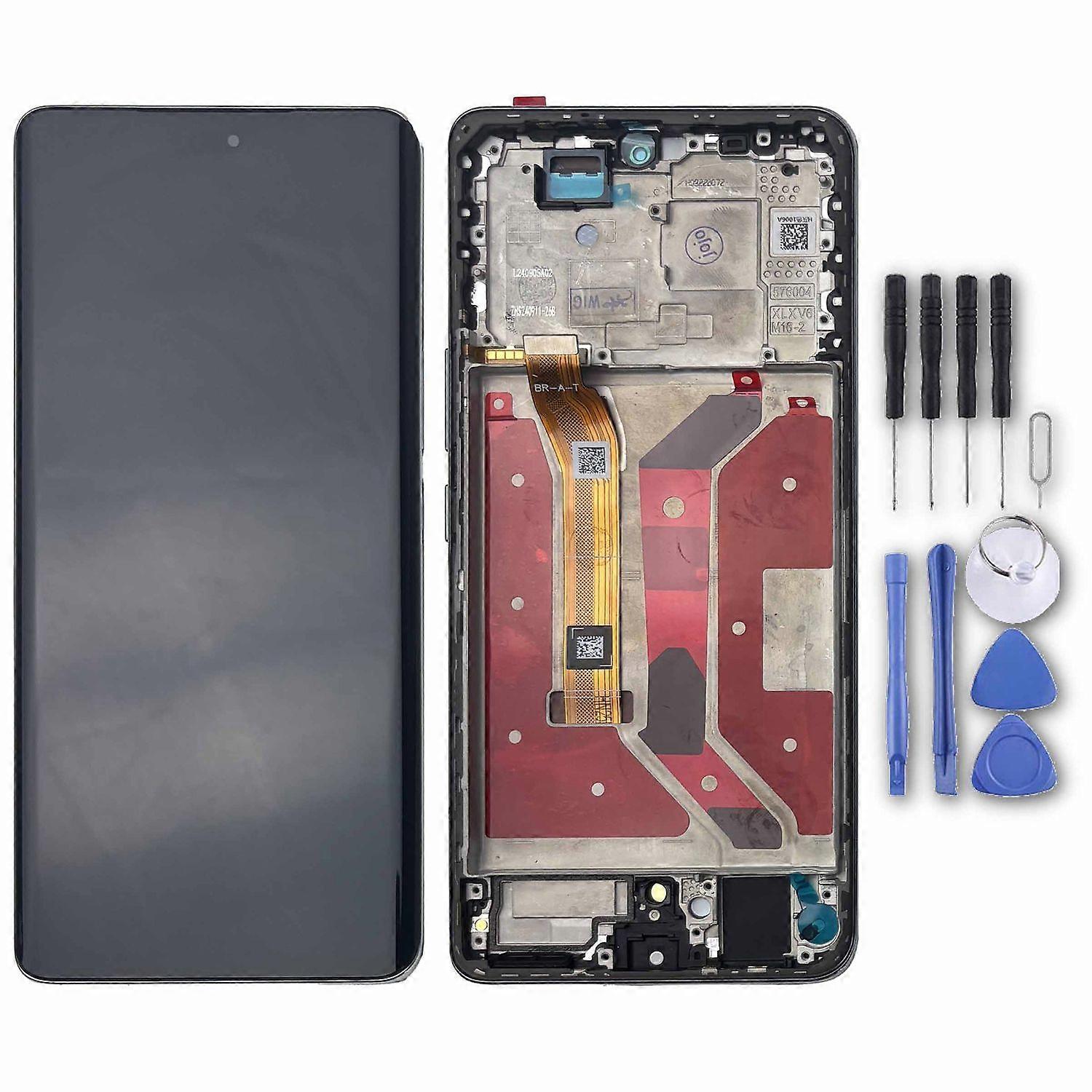 For Honor Magic 7 Lite LCD Screen with Frame Repair Spare Part Silver