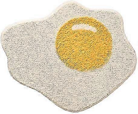Chic Doormat with Egg Pattern for Bathroom, Entryway, and Bedroom