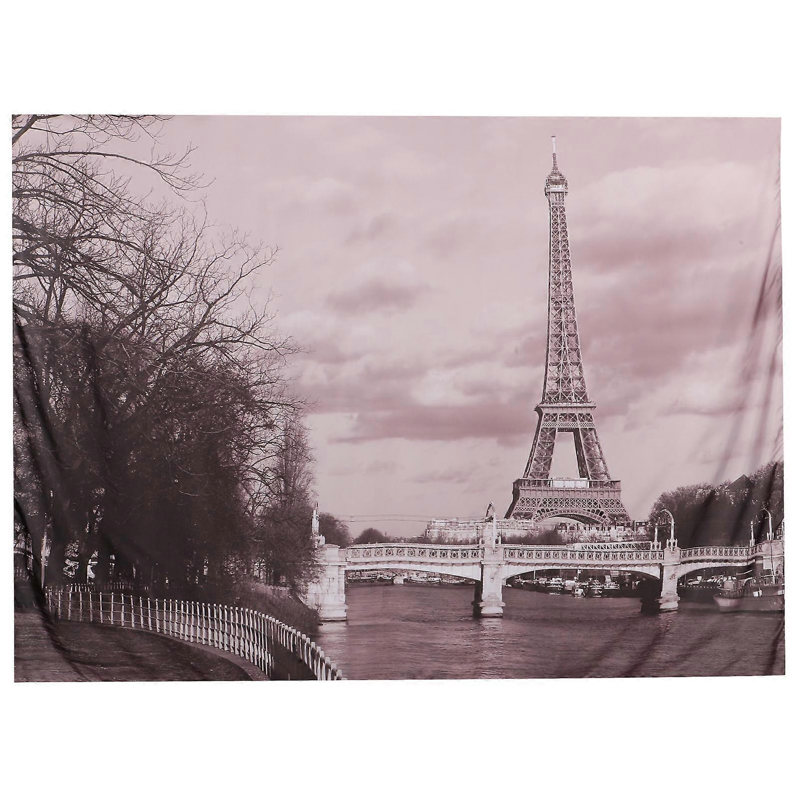 Room Tapestry Eiffel Tower Tapestry Wall Art Indoor Use Multi 200x150x0.1cm 1 Piece