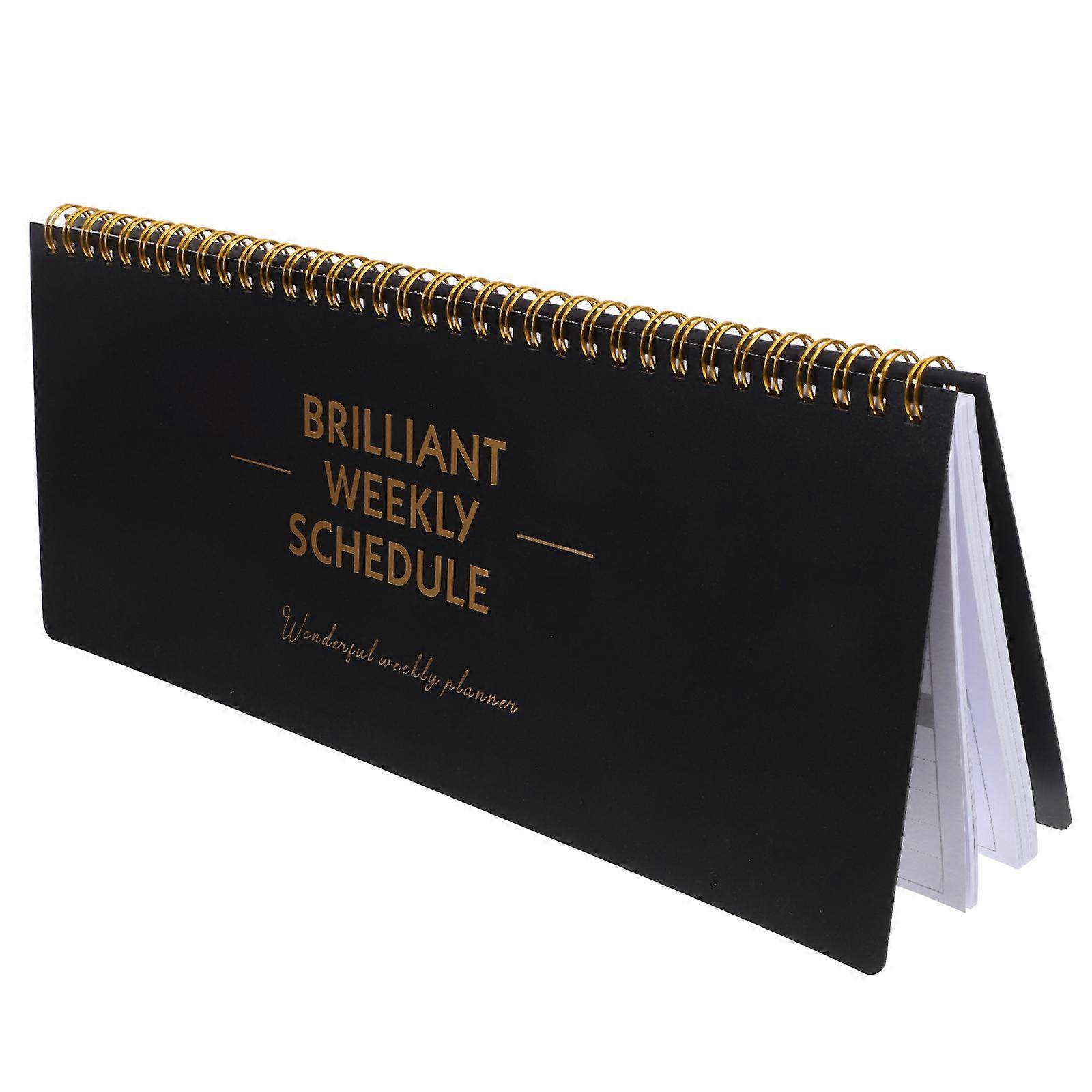 Notepad Work Schedule Planner For With Simple Design Style 1Set