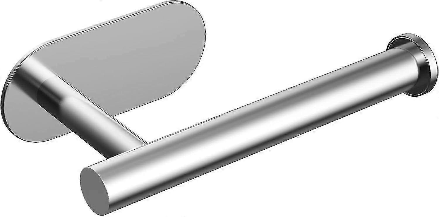 ステンレススチール製粘着式トイレットペーパーホルダー、バスルーム&キッチン用
