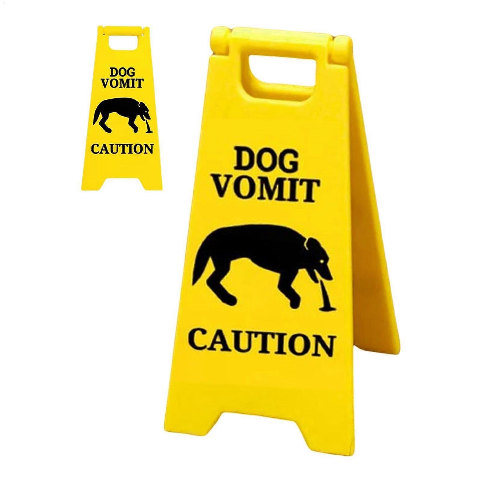 Gag Warning Sign For Cats And Dogs