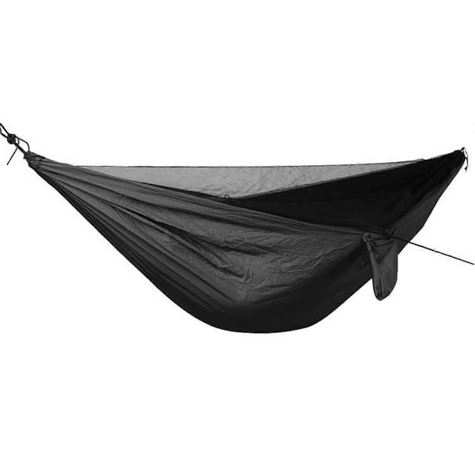 Camping Hammock Camping Hammock with Net Light Nylon Hammock for Backpacking for Backpacking Tours 280x140cm Black Ref: 6209