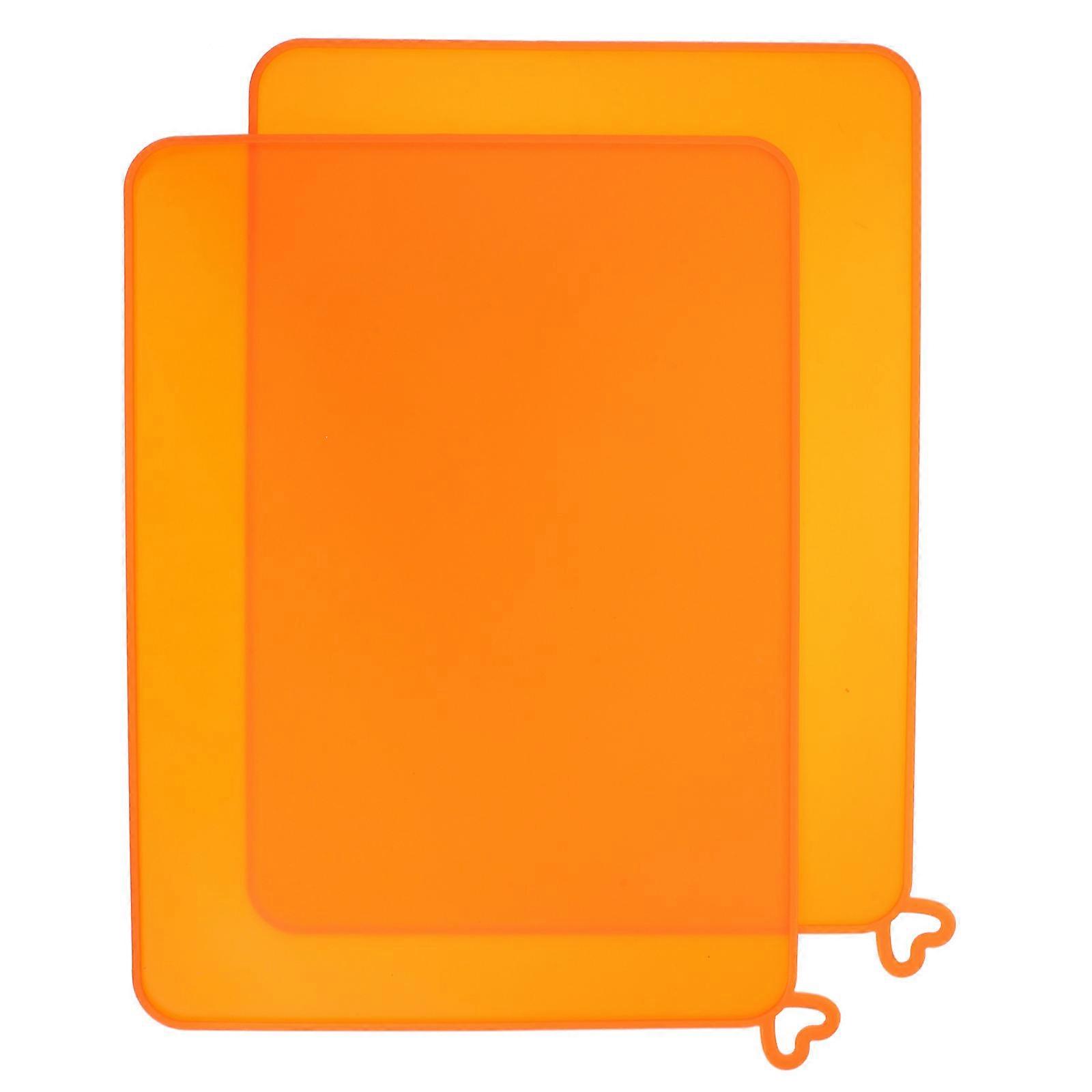 Photosensitive Mat 3d Printing Mats Orange 43.20X33.00X0.50CM Anti-Slip 3d Printer Accessories 2Pcs
