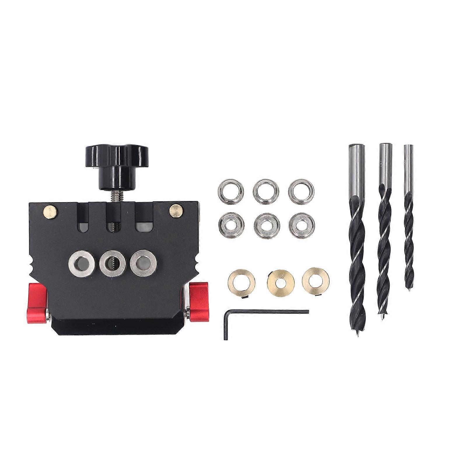 Self Centering Dowel Jig Kit Aluminum Alloy High Precision Woodworking Tools