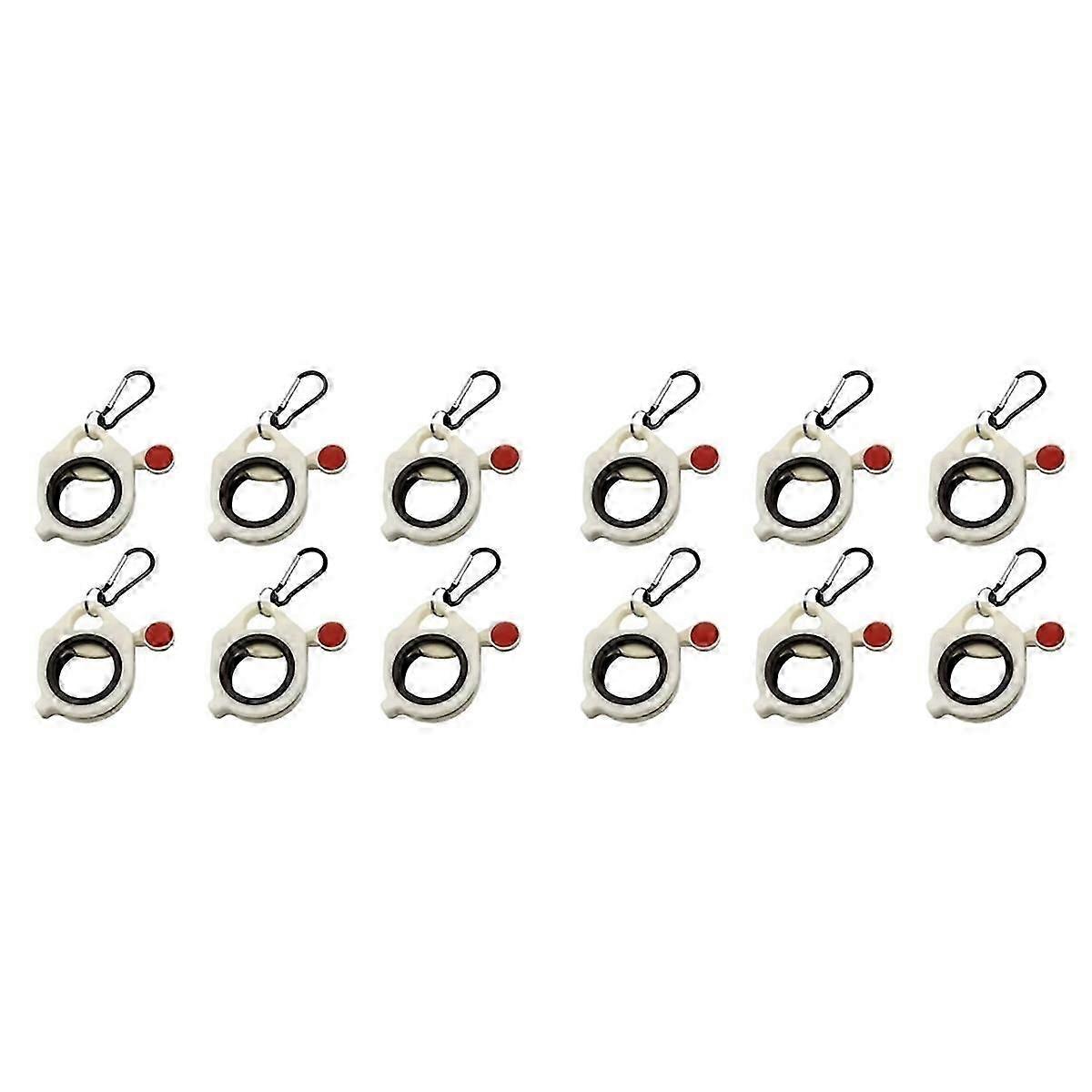 2025 Latest Model 12pcs Fluorescent Cable Tie Organizer Storage Cable Tie Holder