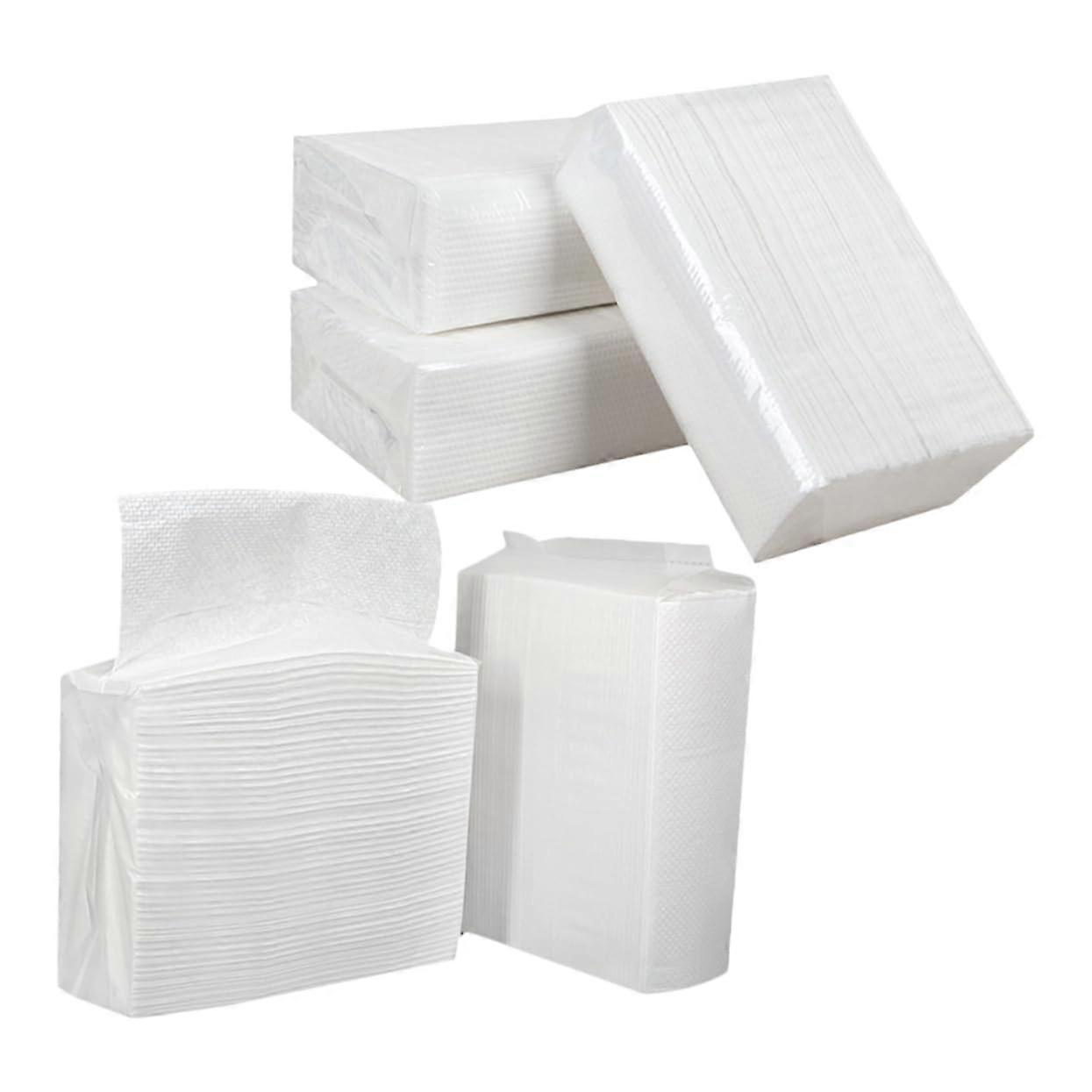 Pack of 5 Decorative Hand Towels for Bathroom Kitchen - Bulk Paper Napkins for Hotel Use, Soft and Absorbent