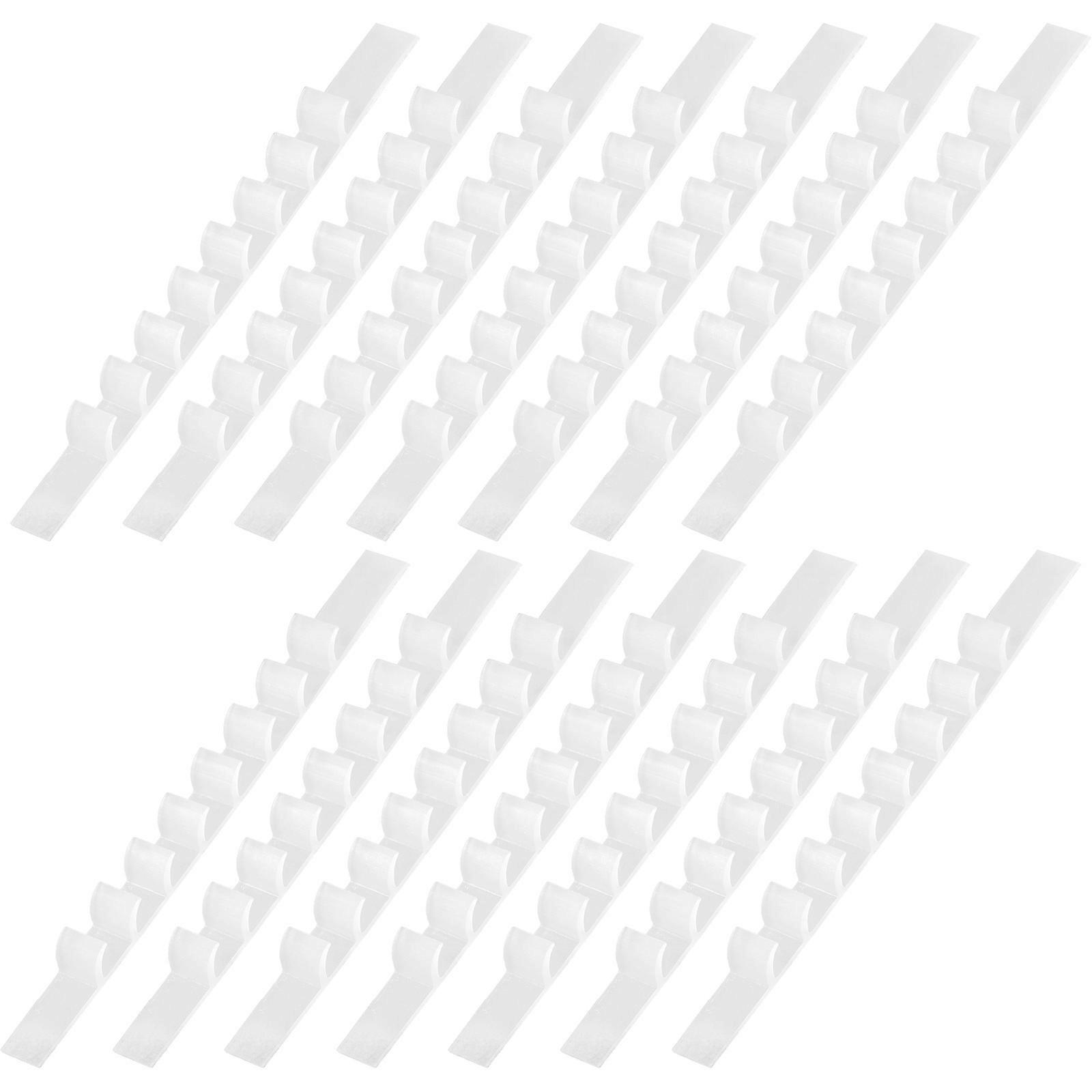 Self Adhesive Hanger Strips Non Slip Hangers For Home 50Pcs