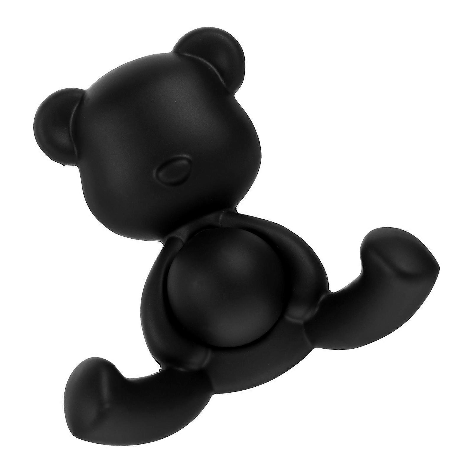 Cute Bear Coat Hook Nordic Style Wall Mount For Hanging Towel Bedroom Zinc Alloy 1Set