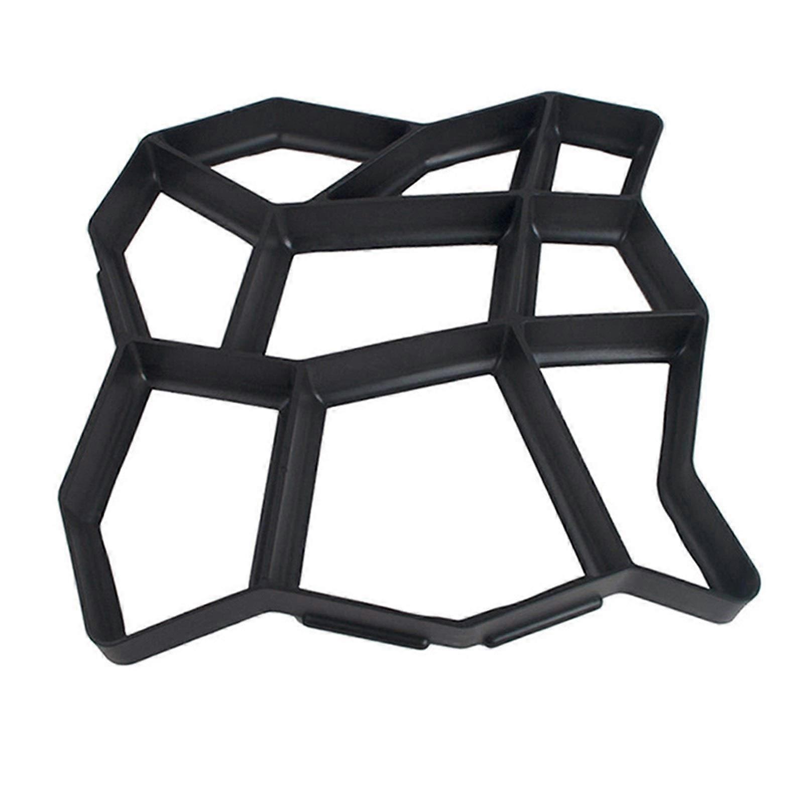 DIY plastic path maker mold, garden stone road concrete mold, garden decoration