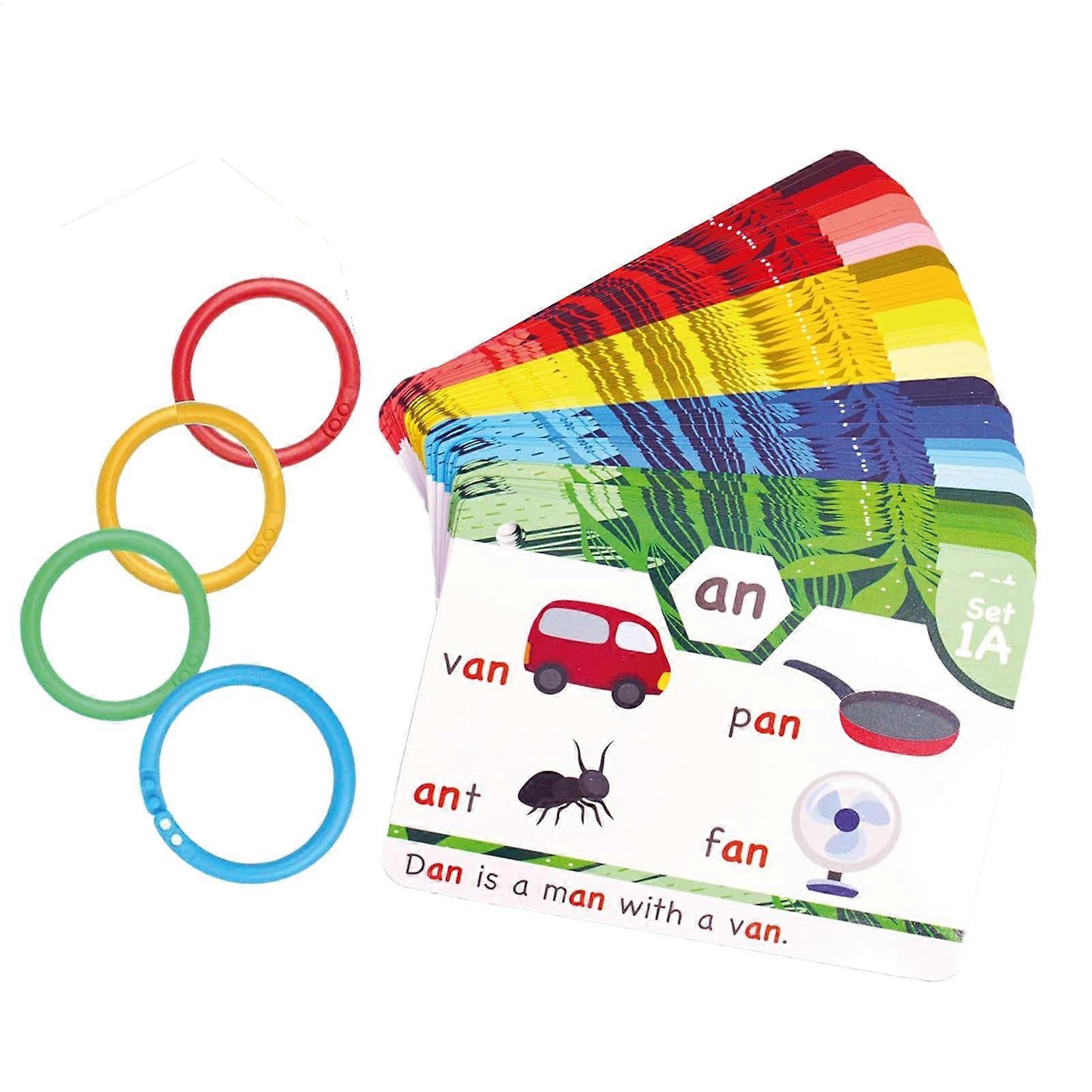 Phonics Flashcards – Vowel Sound Recognition Skills Learning Tools for Preschoolers and Toddlers