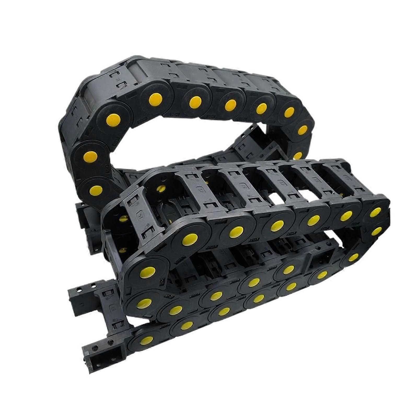 Nylon chain for machine, closed drag chain, R55, 20x25 mmNONOPENING 55 Mm