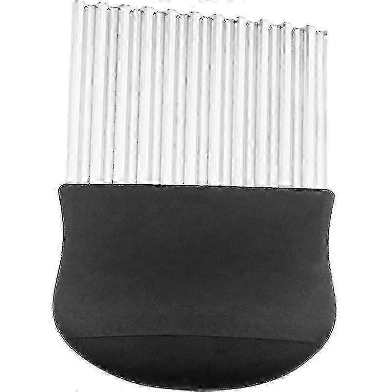 Potato Chipper Crinkle Cutter Wavy Chopper for Waffle Fries and Salads - 2pcs Stainless Steel Dishwasher Safe