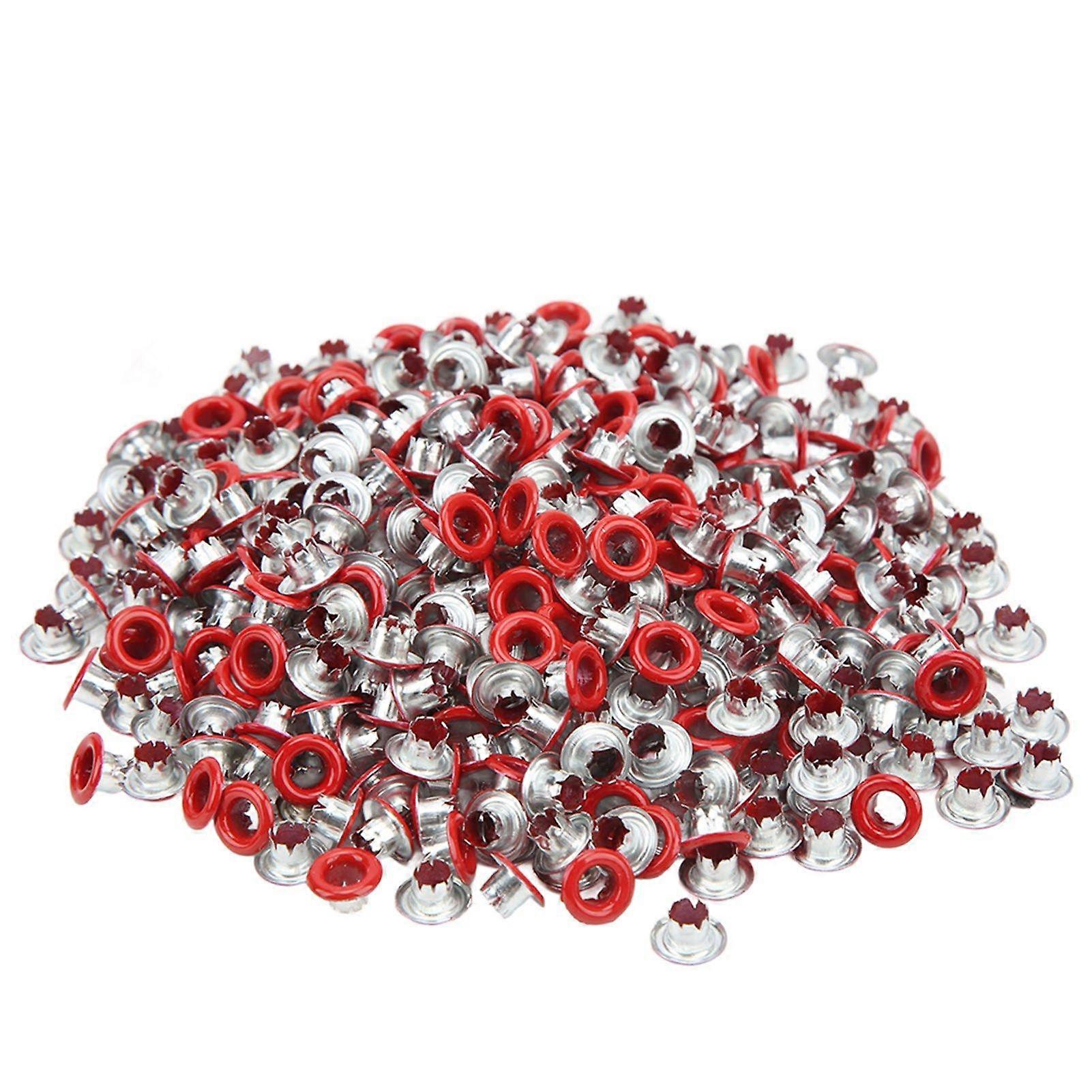 2025 Latest Model 500Pcs Eyelet Grommet Color Round Edge Fine Workmanship