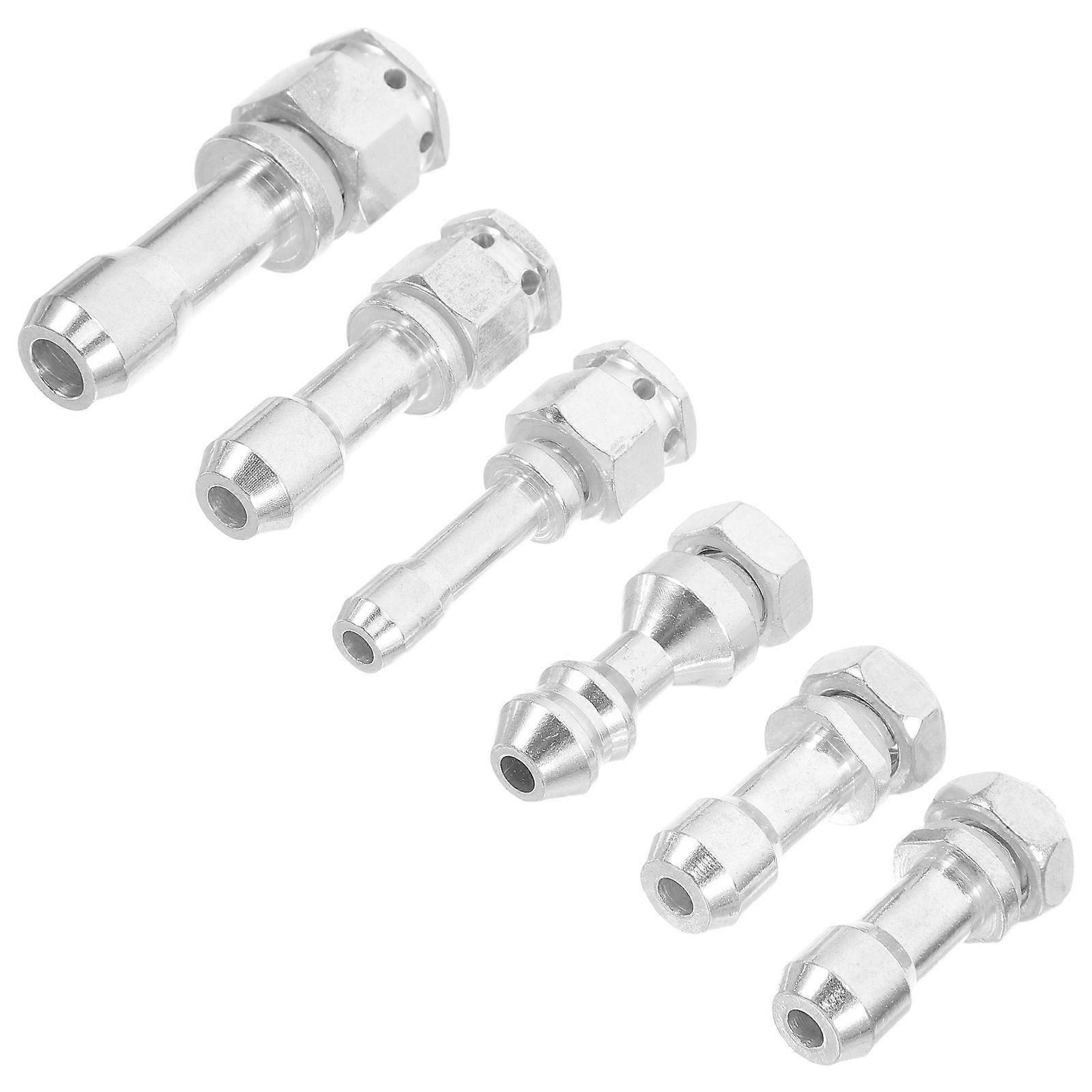 Pressure Cooker Accessory Exhaust Valve Replacement Pipes 6Pcs Precise Venting Silver 3.70X1.30X1.30cm Aluminum Alloy